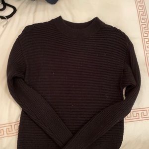 Black high neck sweater